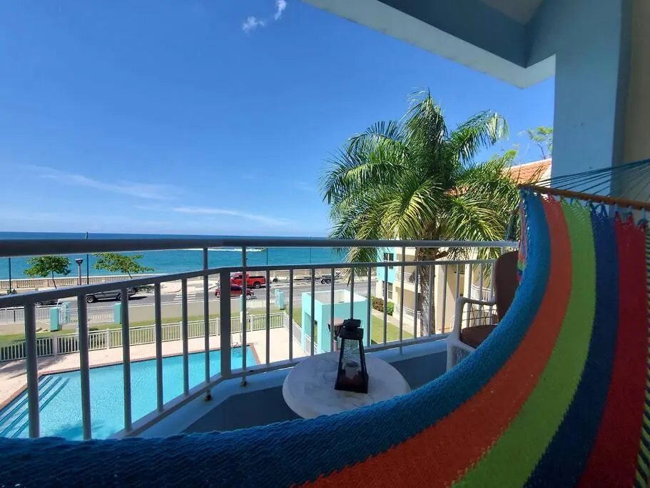 Summer All Year! Oceanfront With Pool A/C Агуадилья